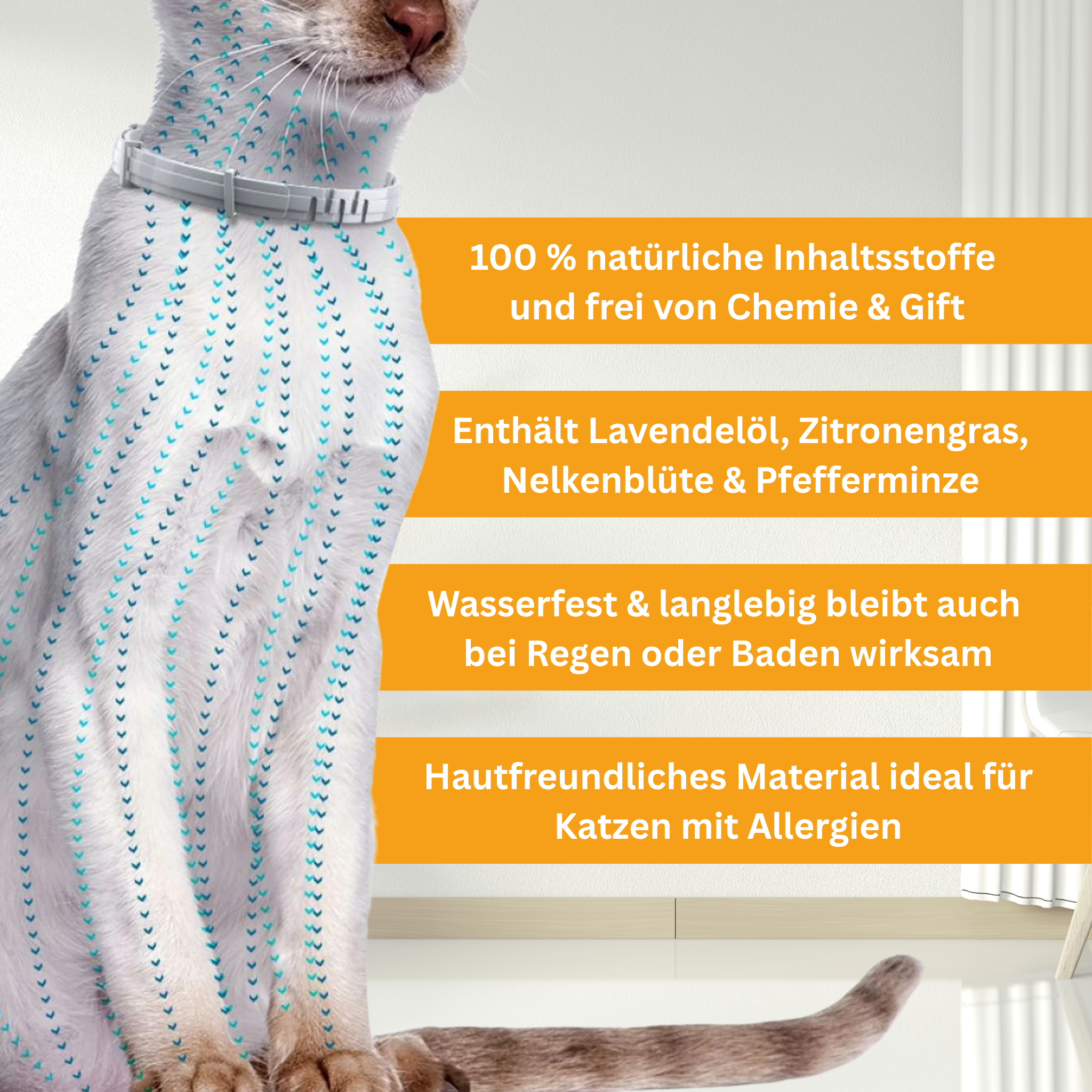 Flea and Tick Protection Collar for Cats