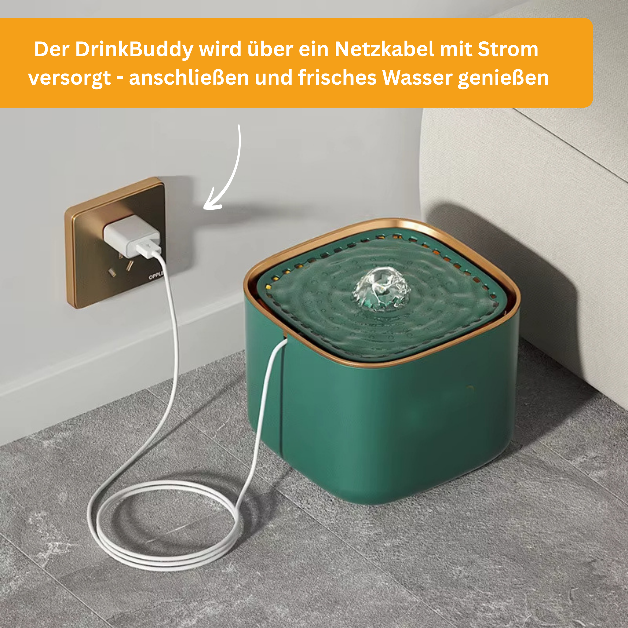 DrinkBuddy – Premium Cat Fountain for Your Home