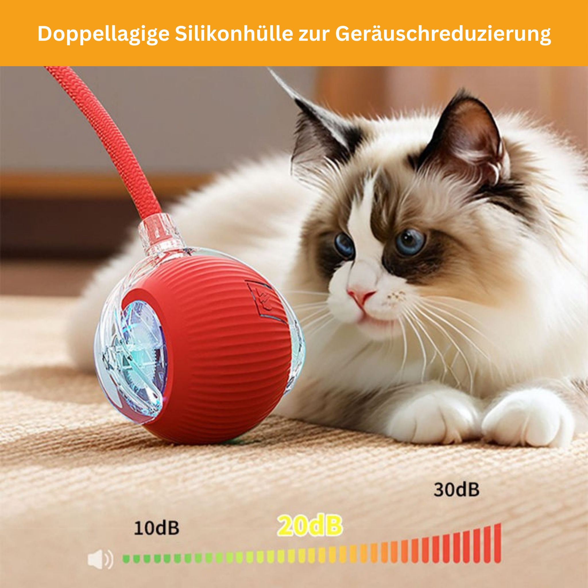 Interactive Tail Ball for Cats