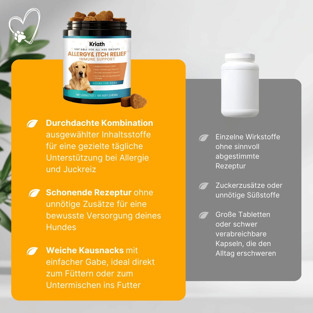 Allergy & Itch Relief Chew Snacks for Dogs