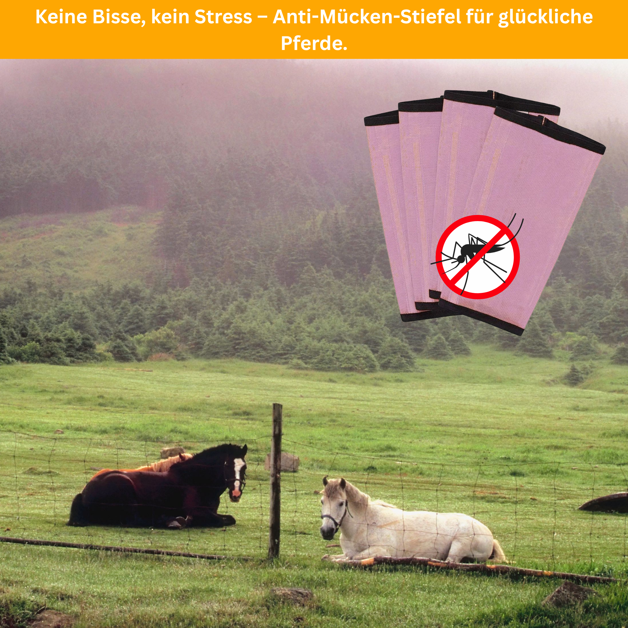 FlyGuard – Breathable Fly Boots for Horses