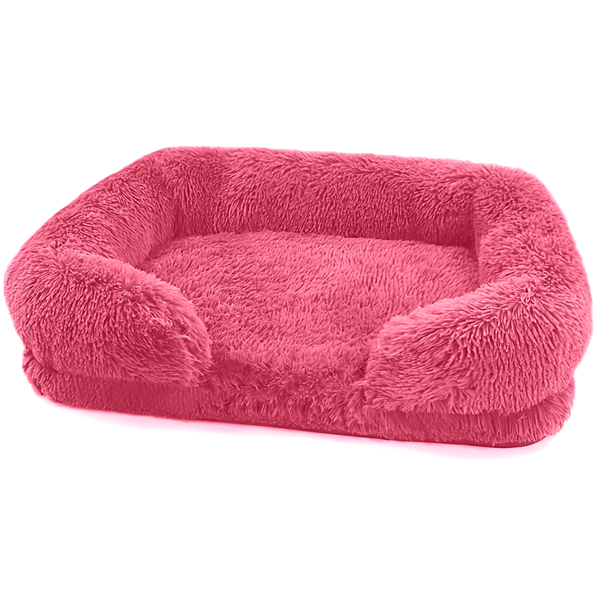 CloudCouch sofa-style dog bed in pink
