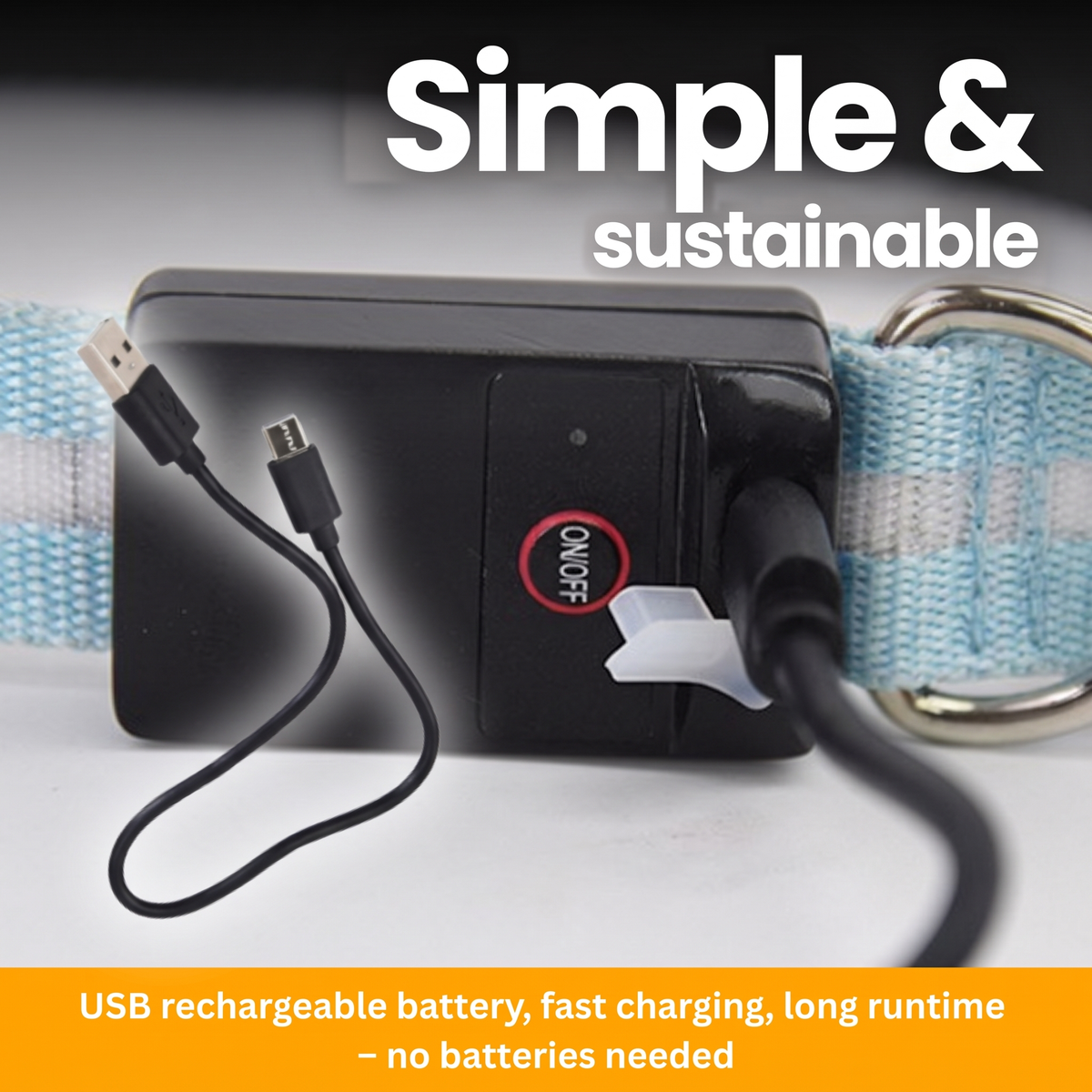 [en] LED Light-Up Collar Pro – Simple & sustainable